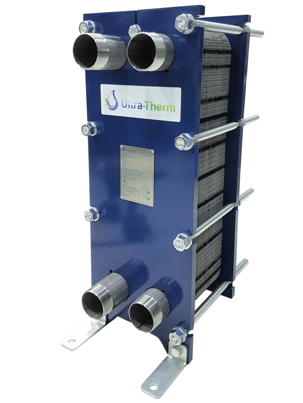 The design of a plate heat exchanger (PHE) comprises several heat transfer plates. Held by a fixed plate and a loose pressure plate to form a complete unit.