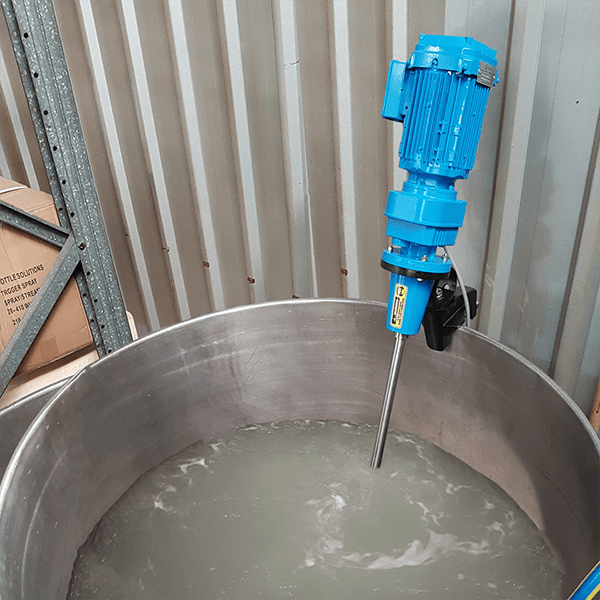 Low-Shear Portable Mixer, Tote Agitator